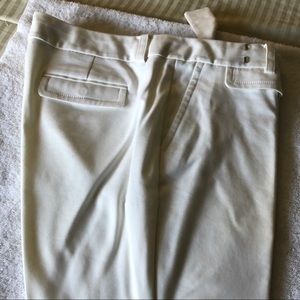 Cream trouser pants